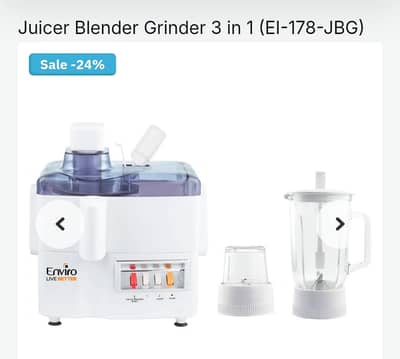 Enviro juicer blender 3 in 1