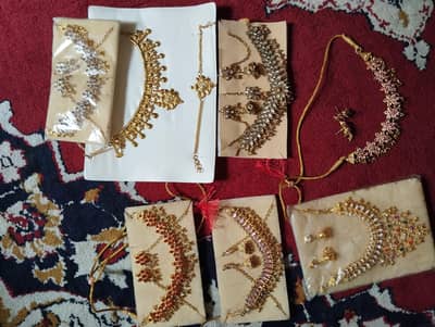 Jewelry Sets, Karay, Rings, Earrings, Pamdents, Bindya, etc (All New)