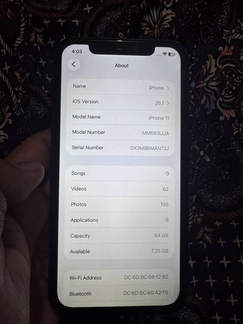 Apple iPhone 11 8