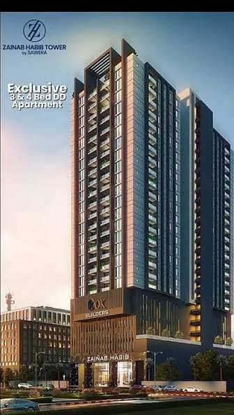 Flat Available On Installments At Khalid Bin Waleed Road-Zainab Habib Tower