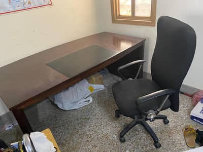 Office Chair And Table For Sale