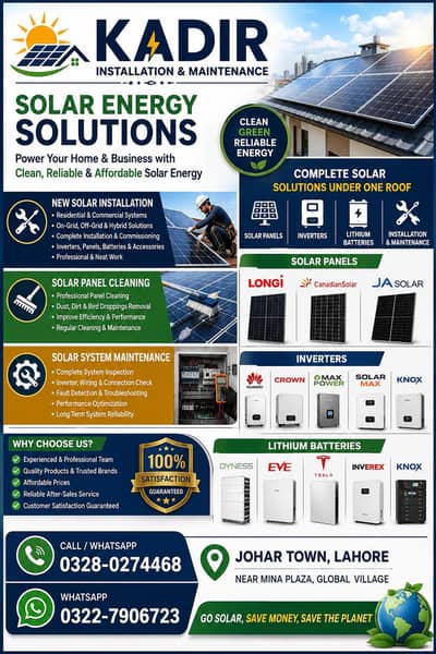solar installation and maintenance