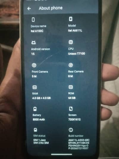 Itel A100C