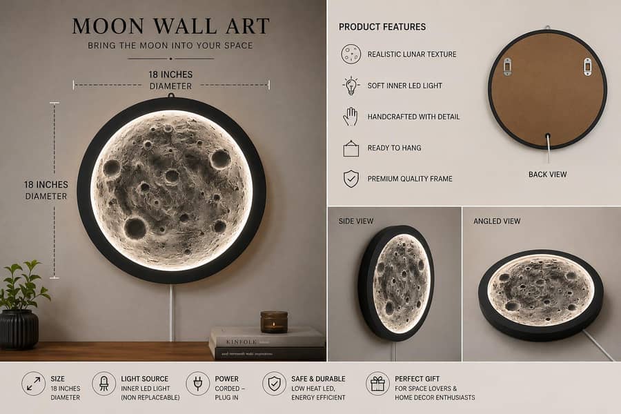 "MoonGlow Wall Frame" 2