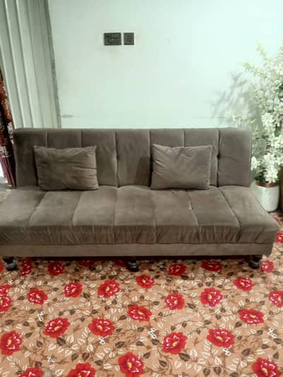 Beautiful Sofa Cum Bed – Good Condition – Comfortable & Spacious
