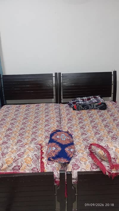 bed set 2 single beds