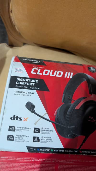 HyperX cloudIII gaming headset for sale