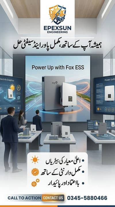 Fox Inverters and batteries are available