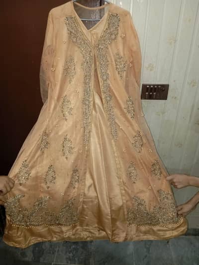 Handmade Heavy Walima Bridal Maxi [two times used]