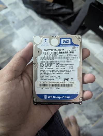 Laptop Hard Disk 500GB 100% Health Genuine