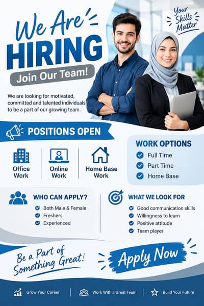 Apply now for online work
