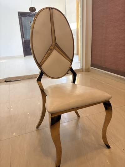 Imported Golden SS chairs 24 pcs (china)