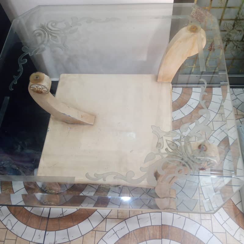 1 side table & 1  fancy table 1