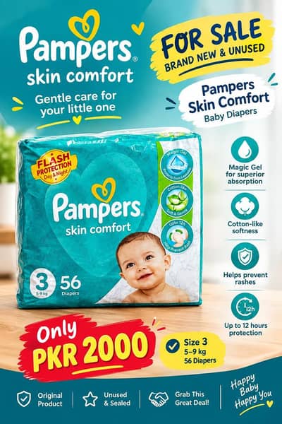 Pampers size 3