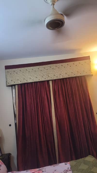 velvet curtains 3 pcs palmet included