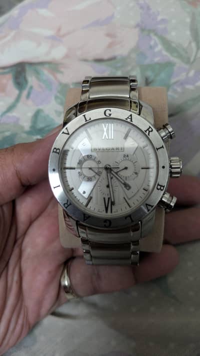 BVLGARI Chronograph watch almost new