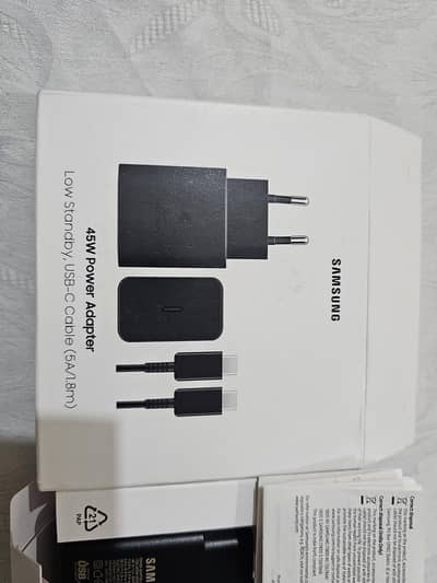 Samsung 45W ORIGIONAL Charger & 5A 1.8m Cable