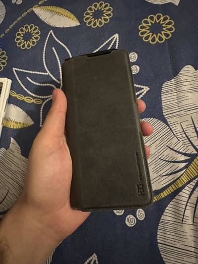 Samsung z fold 3 book cover with card holder and magnetic lock
