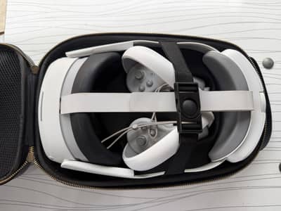PICO 4 Virtual Reality (VR) Headset | Controllers + Carry Bag + 5M Ca