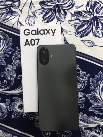 Samsung A07 box back new
