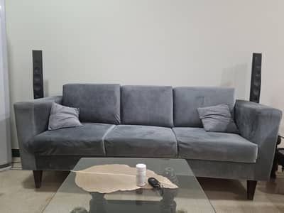 Grey sofa set