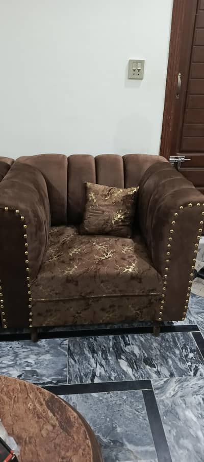 Latest design 5 seater sofa set with cushions for sale ha