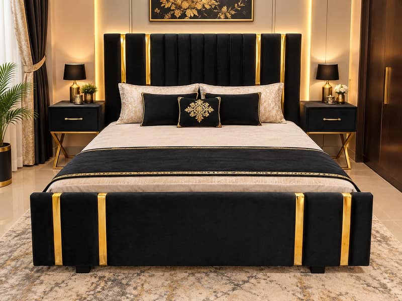 New bed with side table 3