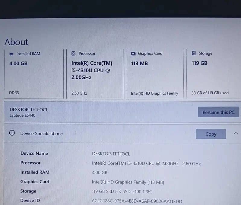 Dell Latitude E5440 4