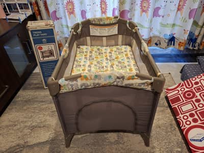 GS Baby Cot and Play Pen with Mattress
