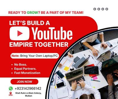Want to Join the Multan YouTube Automation Creator Team!