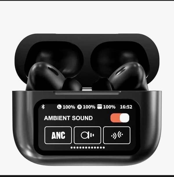 TWS Wireless Bluetooth Earbuds with ANC/ENC, Touch Control and Digital Display Charging Case