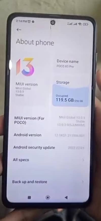 Xiaomi Poco X3 Pro
