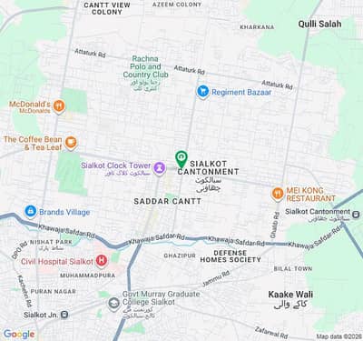 16 Marla Pair Plot For Sale Aziz Shaheed Road Cantt Sialkot