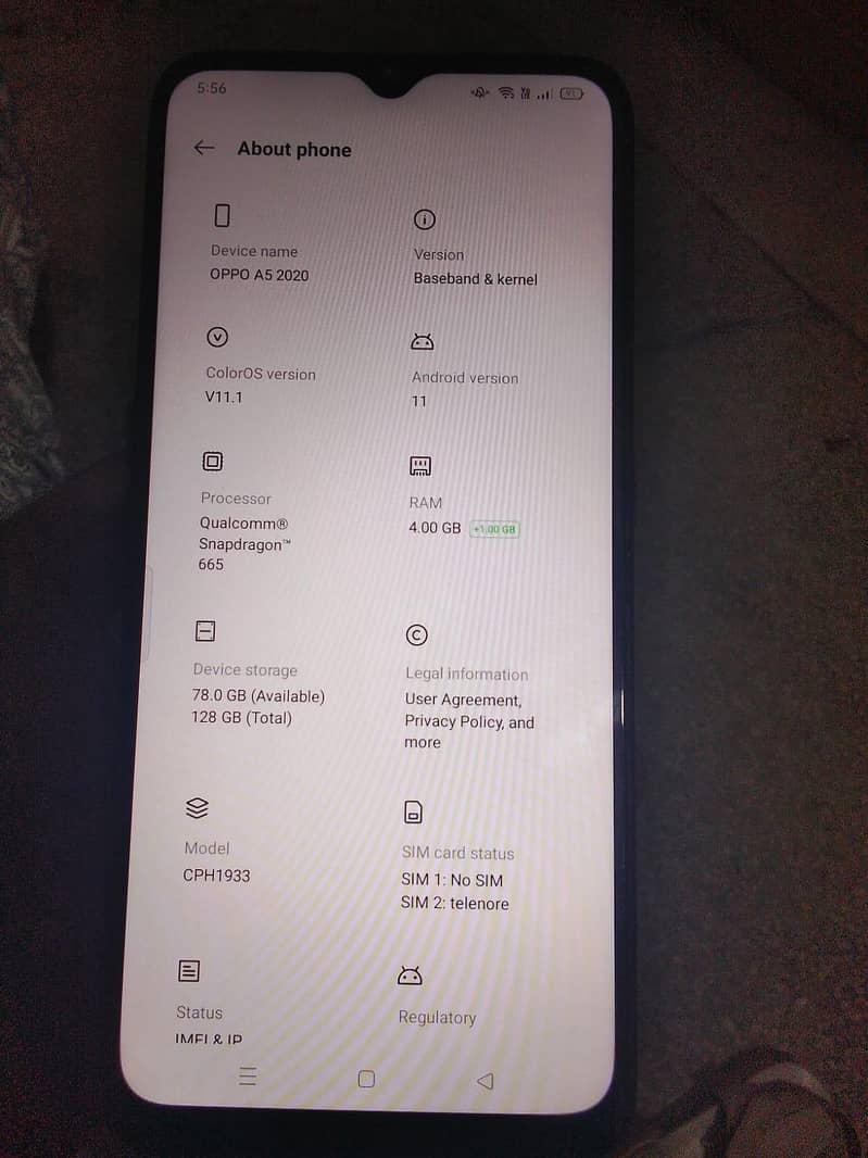 OPPO A5 4