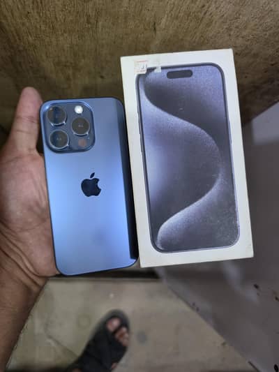 Apple iPhone 15 Pro 128GB below titanium water pack jv LLA model