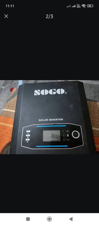 SoGo Upes + Solar inverter