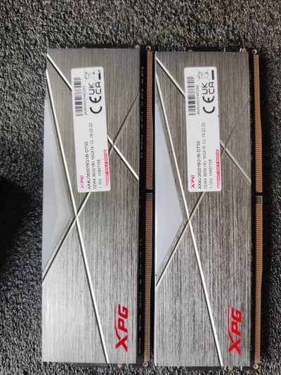 XPG Spectrix D50 16GB (8x2) DDR4 3600MHz RGB RAM – Like New – 30K