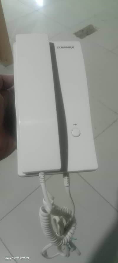 Dp 2s Audio Door phone intercom hand set featuring a coiled