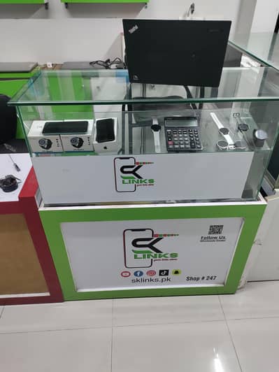 mobile shop counter
