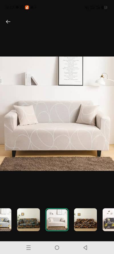 3-Seater Sofa Cover – Stylish Stretchable Furniture Protector