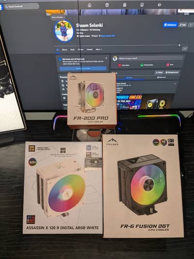  PC CPU Coolers | ARGB Temp Monitor | AIO & Air Coolers | From 2.5K