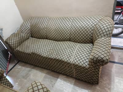 sofa set 3 seater and 2 singal set