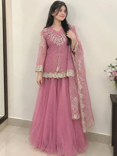 Eligent net long frock