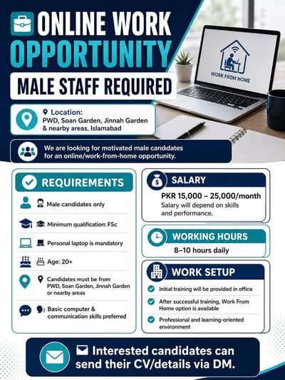 need workers for online work