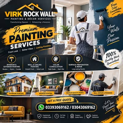 Premium Painting & Wall Decor Services | Interior & Exterior