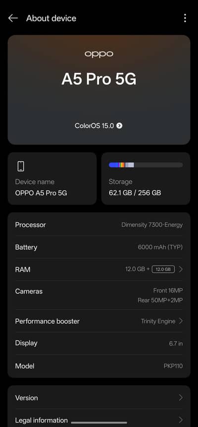 OPPO A5 Pro