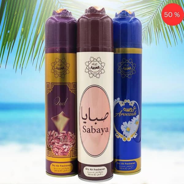 Air Freshener OUD | AROOSAH | SABAYA | ARABIC Pack of 3 300ml Big Bottle Al Arabia Room Spray Imported High Quality Value Budget Pack Deal Offer Fresh Scent Fragrance | Wash Room Bath Room Easy to use | Office Room | Car Air Freshener | Hotel Room | GIFT