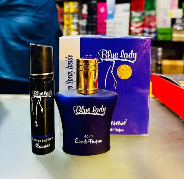 Rasasi Blue Lady EDP for Women, 40 ml, with Free 50 ml Deodorant