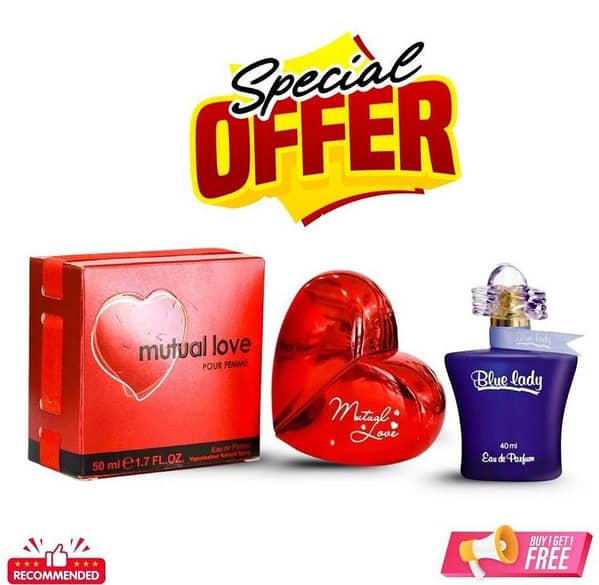 Mutual Red Lady & Blue Lady Perfume Gift Set for Women