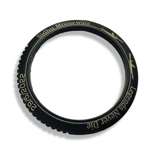 Sidhu Moose Wala Men"s Bracelet Latest Design Black Punjabi Kara for Men Kara Bracelet Latest Design Premium Quality Bracelet For Men And Boy